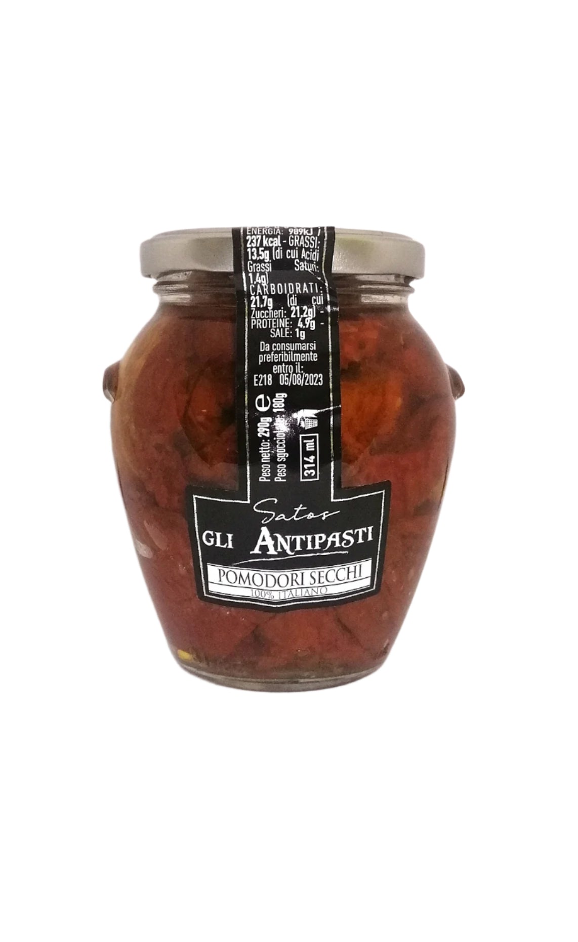 100% Italian sundried tomatoes in oil