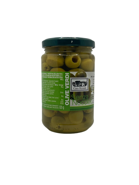 Pitted green Olives in brine