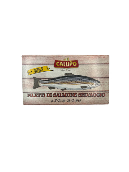 Filetti di salmone in olio EVO
