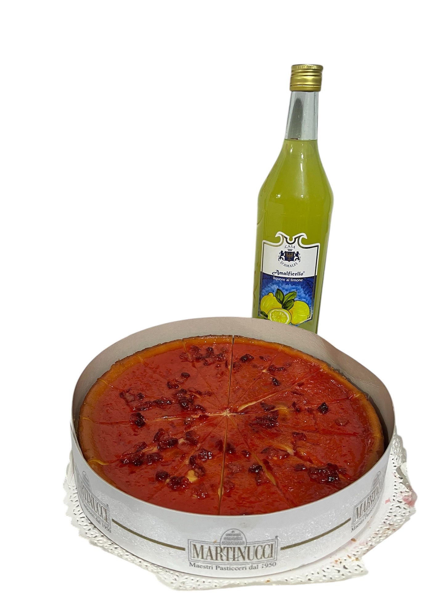 Combo per feste con cheesecake alle fragole