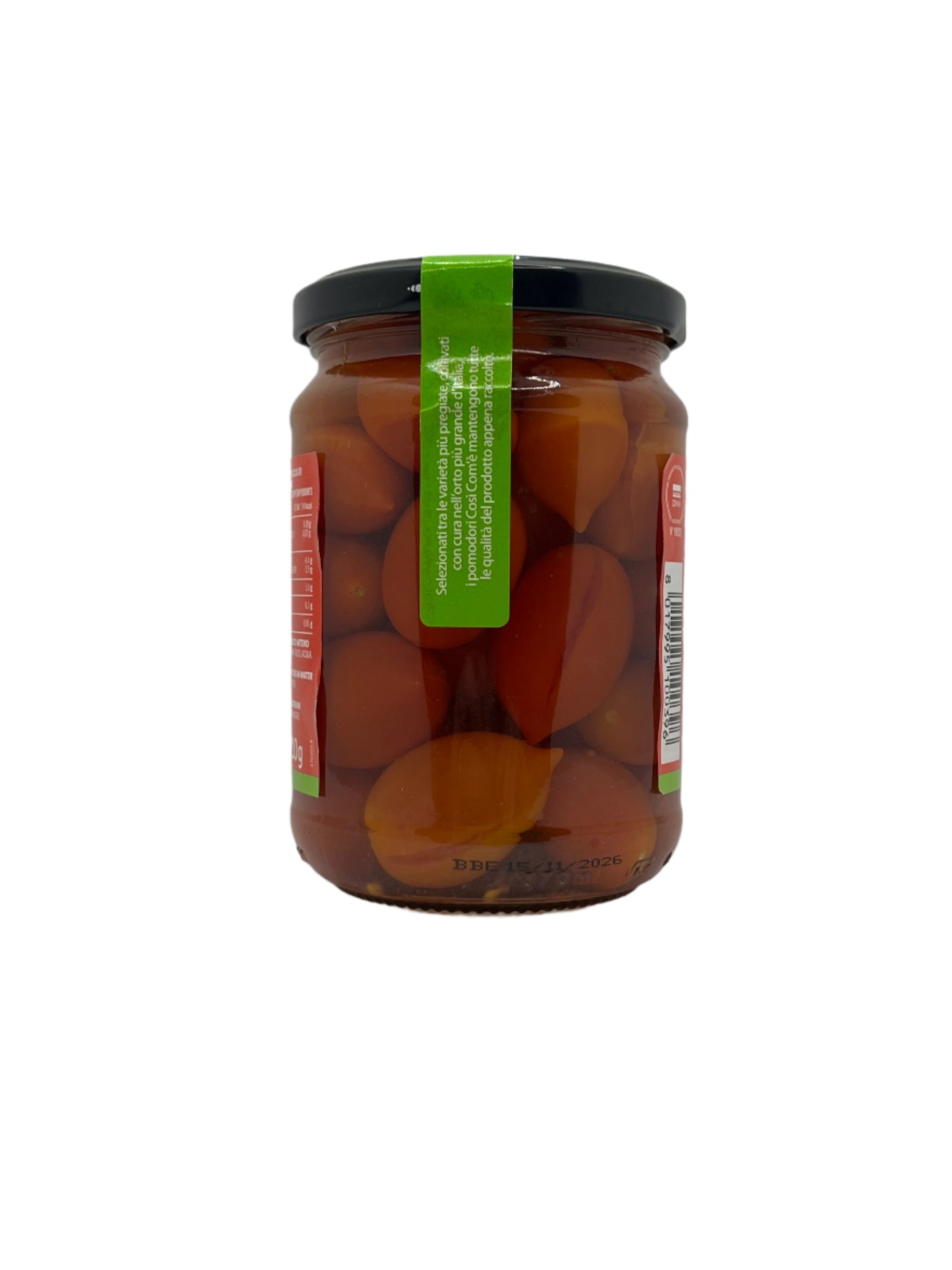 Pomodori Datterini Rossi Interi Non Pelati in Acqua